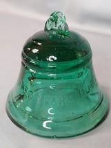 NJ Bell Telephone 1977 Glass Paperweight Emerald Green First 50 Years - $21.73