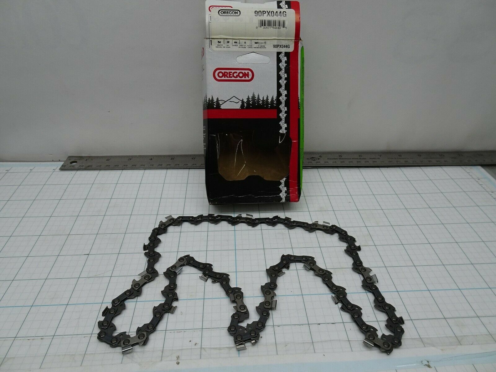 Oregon 90PX044G   Saw Chain Loop 12&quot;  .043&quot;  3/8&quot;LP   44 Drive Links - $16.43
