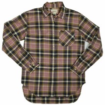 Ralph Lauren Denim &amp; Supply Western Boyfriend Shirt M Black Tan Plaid Co... - $15.34