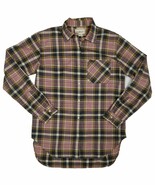 Ralph Lauren Denim &amp; Supply Western Boyfriend Shirt M Black Tan Plaid Co... - $282.23 MXN