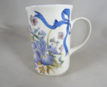 St. George Fine Bone China Tea Cup Blue Iris &amp; Dafodil Flowers England B... - £9.28 GBP