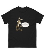 I hate morning people tee shirt coyote tee funny comic cartoon - $18.81+