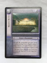 Drawing His Eye LOTR Card Game Mount Doom Rare 10R29 - $4.94