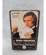 Piatnik Magic Christian Blank Faces/ Red Backs Cards Inner Pack Sealed - $21.77