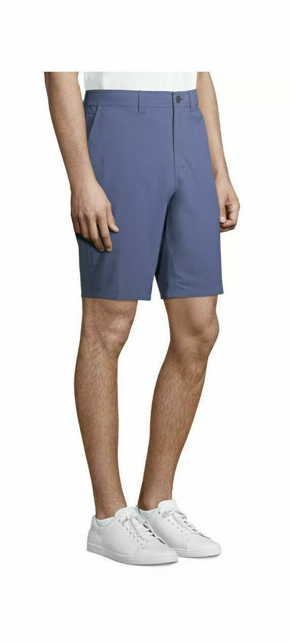 George Men&#39;s Outdoor Flat Front Shorts Size 44 Blue Color 10&quot; Inseam New - $17.41