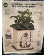 NMI Cross Decorative Container Counted Cross Stitch Kit Catnip *NEW* zz1 - $228.24 MXN