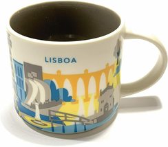 You are here collection - Lisbon - 14 Oz / 414 ml Porcelain mug - £35.07 GBP