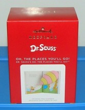 Hallmark Keepsake 2021 Dr Seuss Oh The Places You&#39;ll Go Book Christmas O... - £27.45 GBP