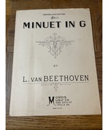Minuet In G Sheet Music - $3,269.16 MXN
