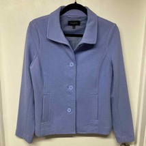 Talbots Light Blue Lavender Jacket Blazer Womens Size Small Career Preppy - £30.85 GBP