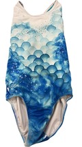 Madison Kocian SYLVIA P Leotard SEA DREAM Gymnastics RHINESTONES Dance G... - $72.00