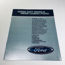 1982 Ford Exp, Escort, Granada, LTD 016-Ann: 8/81 Car Catalog Brochure - $14.25