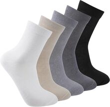 Organic Linen Socks - 5 Pairs of Moisture-Wicking Ankle-High Socks - $39.55