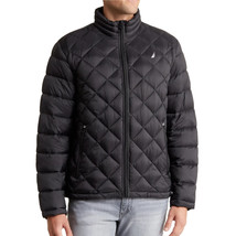 Nautica Men's Featherweight Quilted Performance Jacket Water Resistant Black - £69.29 GBP