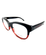 New BURBERRY B 2169 3467 50mm Black Red Round Men&#39;s Women&#39;s  Eyeglasses ... - $3,099.01 MXN