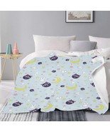 Luna Cat Bunny Moon Ultra-Soft Micro Fleece Blanket (Thick) - $42.10 CAD+