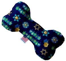 Chanukah Bliss 6&quot; &amp; 8&quot; Stuffing Free Bone Dog Toy Crinkle &amp; Squeaker - £10.31 GBP+