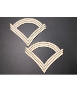 SPANAM, 1872-1899, INFANTRY, SERGEANT MAJOR, CHEVRONS, MATCHED SET - $125.00