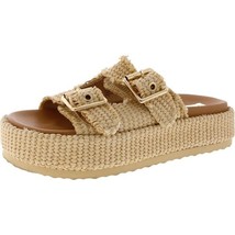 Steve Madden Women&#39;s Karrigan Slide Sandal, Natural, Size 10 - $29.69