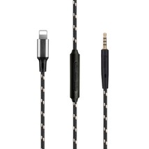 Audio Cable With Mic For Jbl C45BT E500BT 650BTNC T750BTNC E65BTNC Fit Iphone - £23.67 GBP