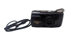 Olympus Infinity Stylus Zoom 35mm Point Shoot Film Camera For Parts - Powers On - £27.45 GBP