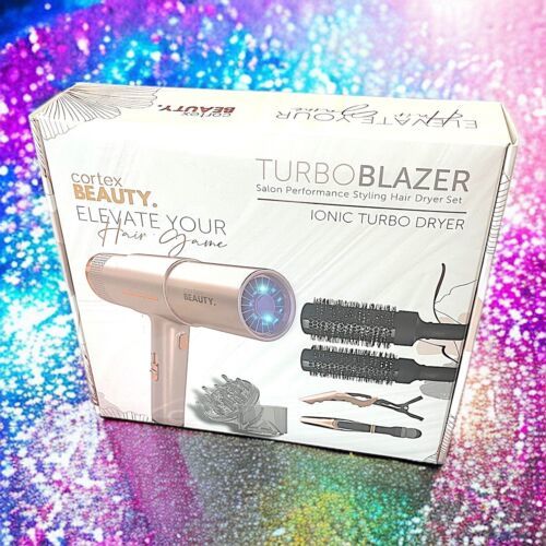 Cortex Beauty Turbo Blazer Salon Performance Styling Hairy Dryer Set NIB RV $270 - £155.69 GBP