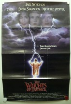 The Witches Of Eastwick 1987 Jack Nicholson, Michelle Pfeiffer-One Sheet - £27.62 GBP