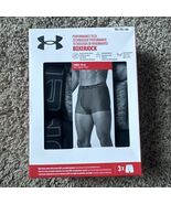 Under Armour UA Performance Tech 3&quot; 3-Pack Boxerjock Briefs Men&#39;s Size 2XL - $509.35 MXN