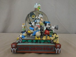Disney Mickey and His Friends Silver Screen Debut Snow Globe Collectible... - £90.69 GBP