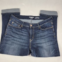 Denizen Levi&#39;s Modern Crop Blue Jeans Cuffed Capris Women&#39;s Waist Size 30 - £14.98 GBP