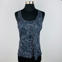 Athleta Womens Small S Sleeveless Black Abstract Print Athletic Top - £15.00 GBP