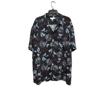 BP. Mens Button-Up Shirt Multicolor Abstract Short Sleeve Big &amp; Tall 2XL... - £18.15 GBP