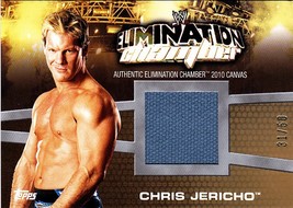 Chris Jericho #EC-14 - WWE 2010 Topps Relic Wrestling Trading Card - £15.70 GBP