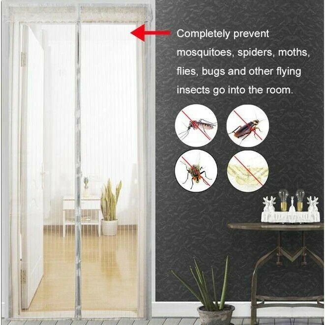 Primary image for  Magnetic Screen Door Block Mosquito Insect Curtain Patio Hands-free Mesh Net