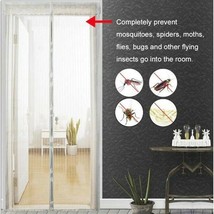  Magnetic Screen Door Block Mosquito Insect Curtain Patio Hands-free Mesh Net - £8.17 GBP