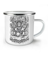 Death God Skull Horror NEW Enamel Tea Mug 10 oz | Wellcoda - £20.16 GBP