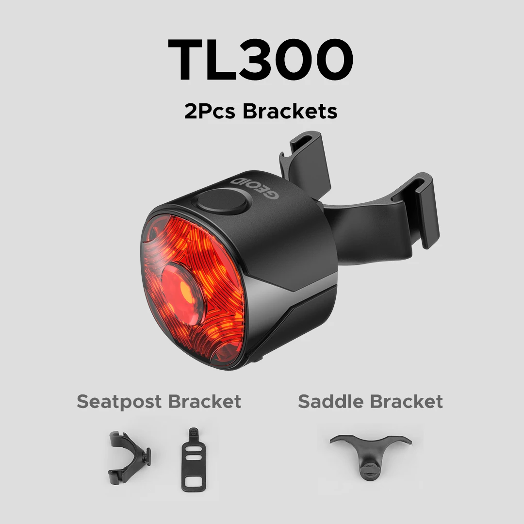 Geoid Taillight ke Sensing Bicycle Auto Rear Light Bike Lighting LED Signal Back - $91.56