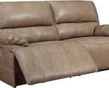 Signature Design by Ashley Ricmen Leather Adjustable 2 Seat Power Reclin... - £1,997.94 GBP