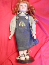 Great Collectible Original JOHN DEERE......Girl Doll. (no hat)...16&quot; - $27.31