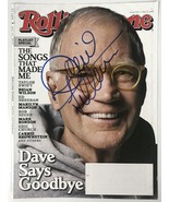 David Letterman Autographed Signed "Rolling Stone" Magazine Cover - $34.99