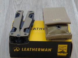 LEATHERMAN OHT Coyote Brown Multitool w/Pliers &amp; Strap Cutter Black Oxid... - £242.92 GBP