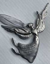 Serenity Angel Ornament Seasons Of Cannon Falls Eleanor Roosevelt Quote Dreams - £10.05 GBP