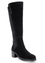 Kaleidoscope Elastic Panel Suede Long Boots UK 4 EUR 37 (F112) - £54.55 GBP