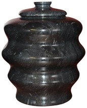 54 Cubic Inch Fuji Ebony Pet Marble Funeral Cremation Urn for Ashes - £135.85 GBP