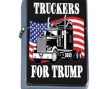 Truckers For Trump L3 Flip Top Oil Lighter Windproof President Donald Tr... - $14.80