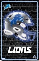 gg Detroit Lions NFL football  12x8in Metal Sign Poster Logo Art Print - $24.74