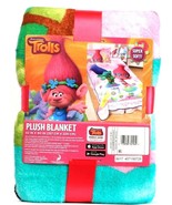 1 Dream Works Trolls Super Soft Plush Childrens Blanket 62in X 90in 4571... - $736.76 MXN