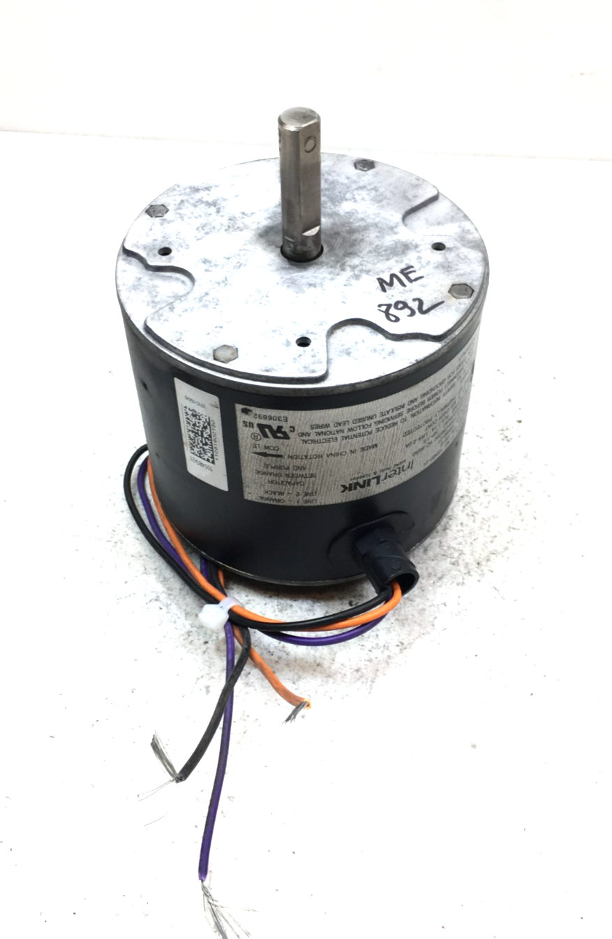 InterLink YFK-150-6 Condenser Motor 100483-21 230V 1075/900 RPM used #ME892 - $99.00