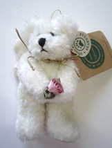  Boyd&#39;s Bear White Angel Bear with Rose The Archive Collection   WT - £11.85 GBP