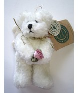  Boyd&#39;s Bear White Angel Bear with Rose The Archive Collection   WT - £11.96 GBP